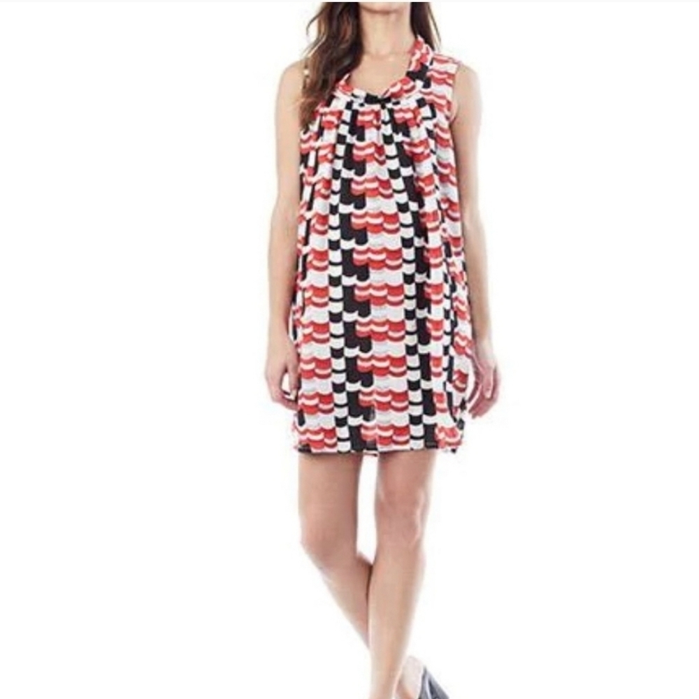 NWOT Retro Nursing Maternity Dress Hidden Zippers Sleeveless Medium